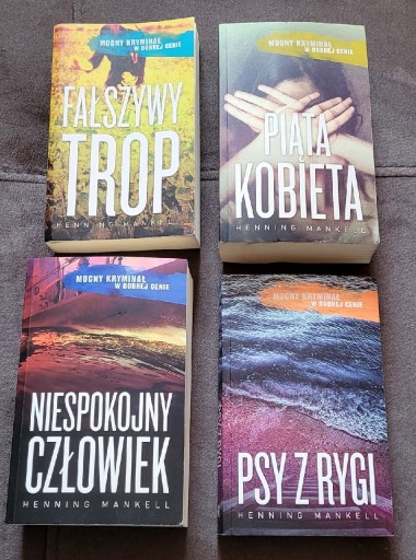 Zdjęcie oferty: 4 książki Henning Mankell 