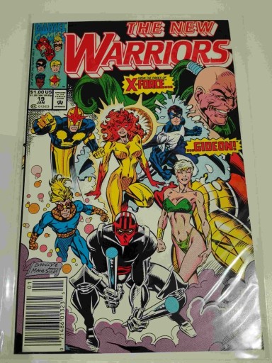 Zdjęcie oferty: New Warriors #9 (Marvel 1991) doskonały stan!