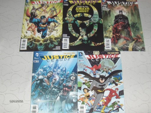 Zdjęcie oferty: JUSTICE LEAGUE #33-36,39 -THE NEW52!