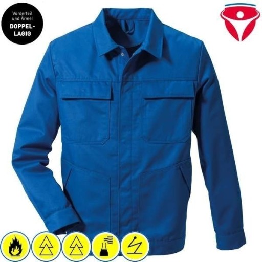 Zdjęcie oferty: KURTKA BLUZA SPAWALNICZA ROFA NOMEX TRUDNOPALNA 52 Wzrost=180cm Klata=106cm