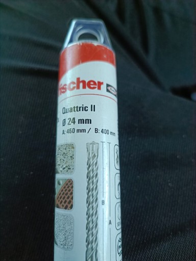 Zdjęcie oferty: Wiertło udarowe fischer Quattric II 24mm 450 mm