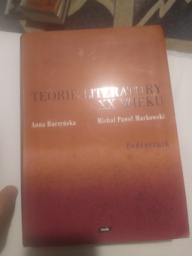 Zdjęcie oferty: Burzyńska teorie literarury XX wieku