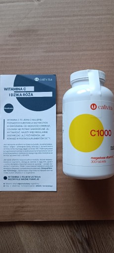 Zdjęcie oferty: Calivita c 1000 witamina c 300 sztuk odporność 