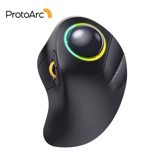 Zdjęcie oferty: Trackball ergonomiczny bezprzewodowy 2.4G + 2x Bluetooth sensor optyczny