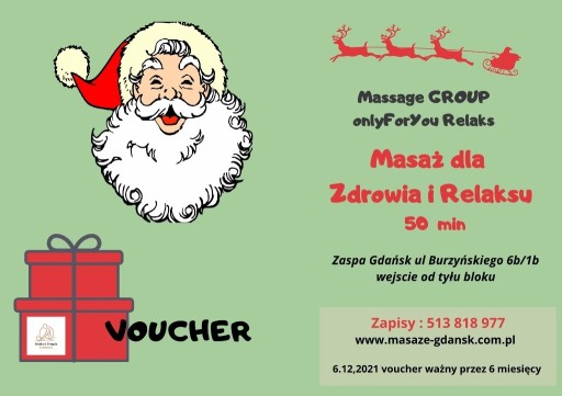 Zdjęcie oferty: voucher Mikołajkowy,urodzinowy ,w podziękowaniu.