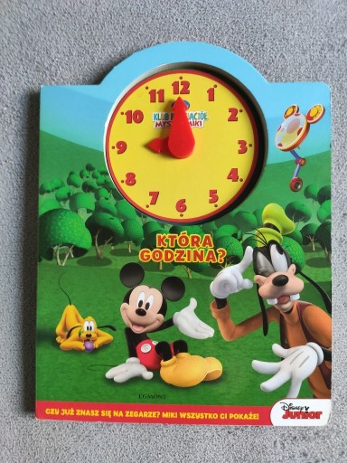 Zdjęcie oferty: Książeczka Disney Junior "Która godzina?" + zegar