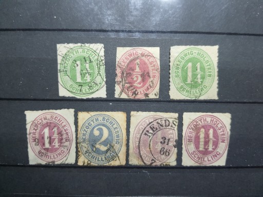 Zdjęcie oferty: Stare Księstwa Schleswig Holstein zestaw znaczków