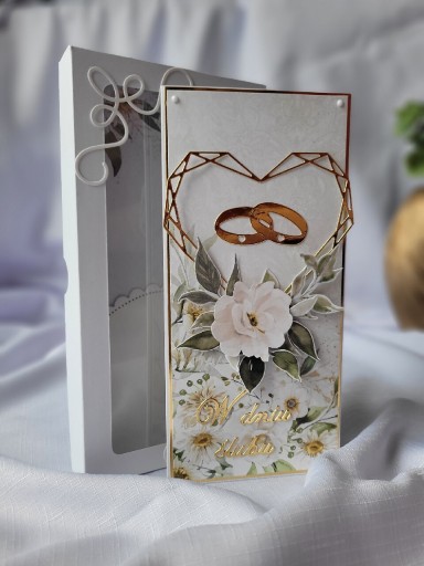 Zdjęcie oferty: Ślub- elegancka pamiątka w pudełku.
