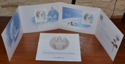 Zdjęcie oferty: Folder Beatyfikacja Jana Pawła II bl. 228** + FDC