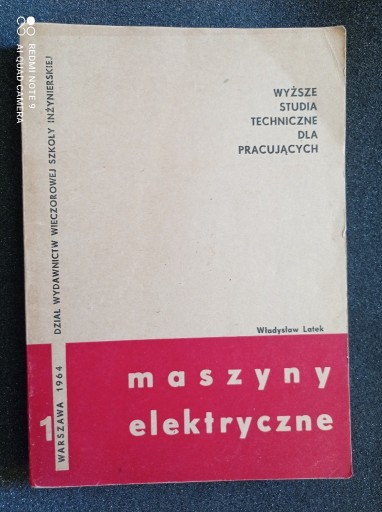 Zdjęcie oferty: Maszyny elektryczne t. 1 - Władysław Latek 1964 