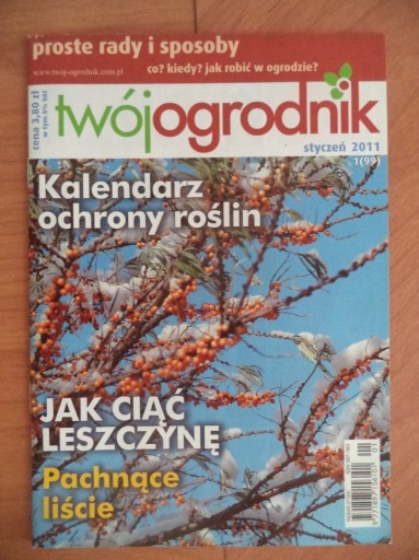 Zdjęcie oferty: "Twój Ogrodnik" nr 1(99) styczeń 2011