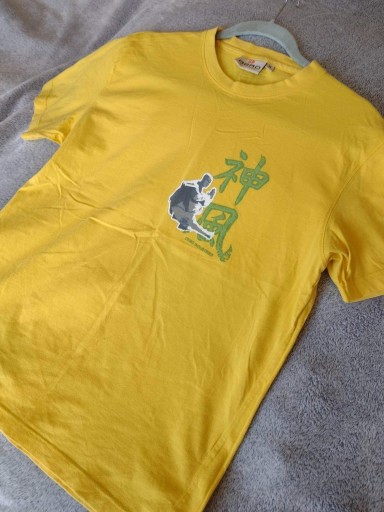 Zdjęcie oferty: T-shirt podkoszulek M męski żółty bawełniany