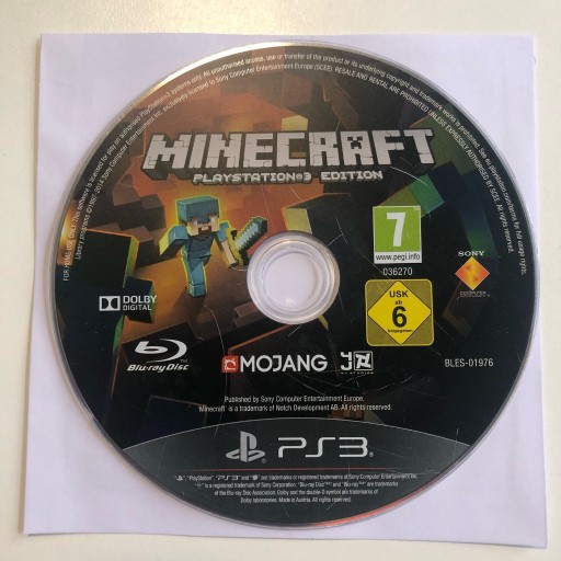 Zdjęcie oferty: Minecraft PS3 po polsku