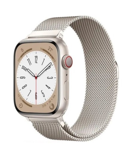 Zdjęcie oferty: Bransoleta mediolańska Apple Watch 45 49 Starlight