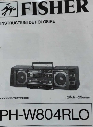 Zdjęcie oferty: Instrukcja obsługi - Fisher PH-W804RLO