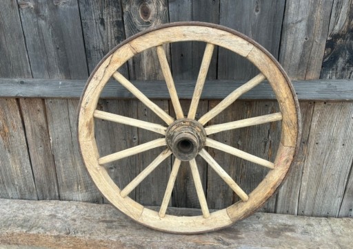 Zdjęcie oferty: Stare koło drewniane od wozu
