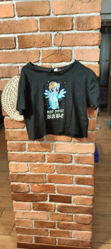 Zdjęcie oferty: T -shirt oversize S/36 H&M Pony Rainbow Dash