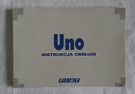 Zdjęcie oferty: Instrukcja obsługi Fiat Uno 1996  