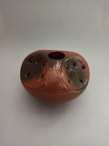 Zdjęcie oferty: Modernistyczna ikebana vintage PRL ceramiczna wazon flakon abstrakcja 