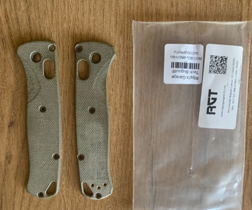 Zdjęcie oferty: Bugout 535 micarta Ripp's Garage Tech scales