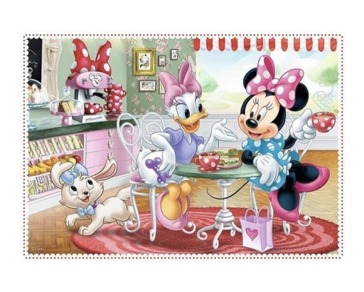 Zdjęcie oferty: Puzzle 4w1 Minnie z przyjaciółmi Myszka Miki Trefl