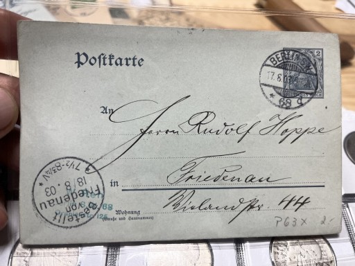 Zdjęcie oferty: Karta pocztowa Berlin 1903r.