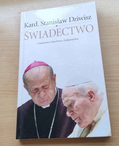 Zdjęcie oferty: Świadectwo - Kard. Stanisław Dziwisz