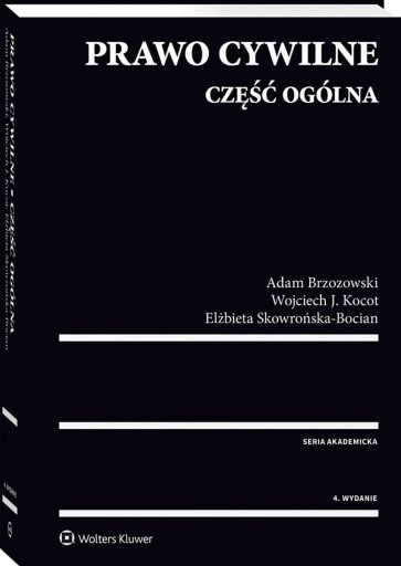 Zdjęcie oferty: Prawo cywilne. Część ogólna