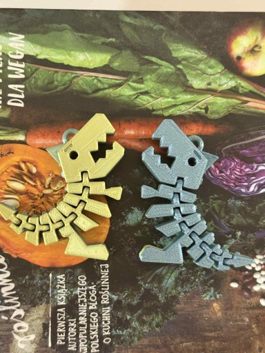 Zdjęcie oferty: Brelok Dinozaur 3D Ruchomy Gadżet Prezent dla Dziecka  Miłośnika Dinozaurów
