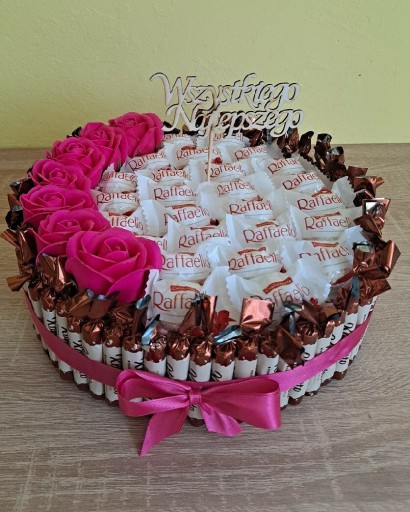 Zdjęcie oferty: Tort ze słodyczy urodziny prezent Dzień Mamy ślub 