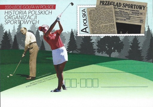 Zdjęcie oferty: Cp 1951 100-lecie golfa w Polsce