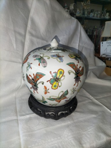 Zdjęcie oferty: Chińska waza, ręcznie malowana, sygnowana