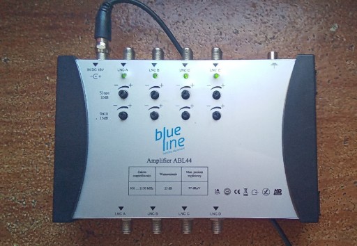 Zdjęcie oferty: Amplifier Abl44 blue line wzmacniacz sat  reg 25db