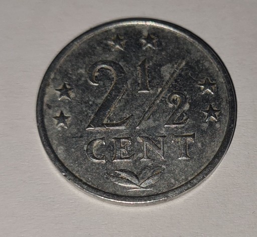 Zdjęcie oferty: 2 1/2 cent ANTYLE Holandia - 1981 - super STAN
