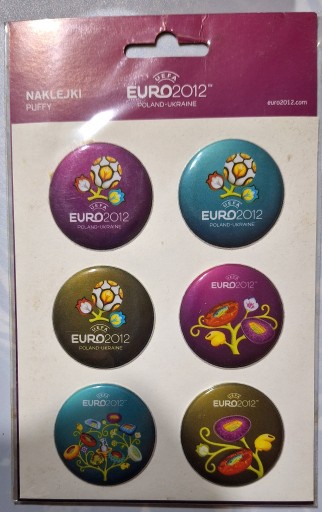 Zdjęcie oferty: EURO 2012 kolekcjonerskie naklejki puffy LICENCJA