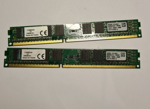 Zdjęcie oferty: Pamięć RAM Kingston DDR3 8GB (2x4GB) 1600MHz CL11