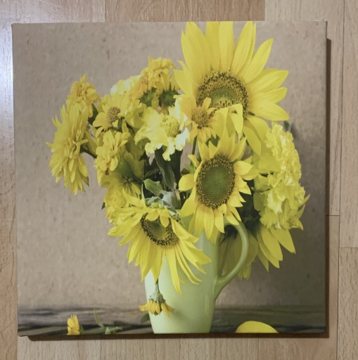 Zdjęcie oferty: Fotoobraz słoneczniki 24 cm x 24 cm