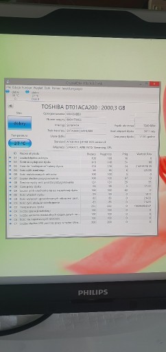 Zdjęcie oferty: (2TB-6) Dysk 3,5" HDD 2TB Toshiba DT01ACA200 SATA 6.0 Gb/s