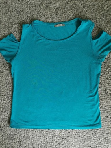 Zdjęcie oferty: Krótki top koszulka Orsay 36 S niebieski  24hm 