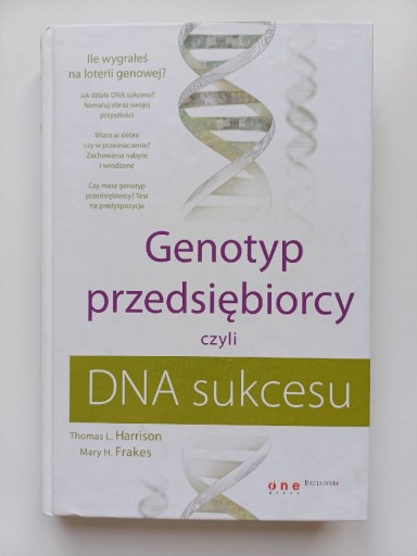 Zdjęcie oferty: Genotyp przedsiębiorcy czyli DNA sukcesu. Thomas Harrison