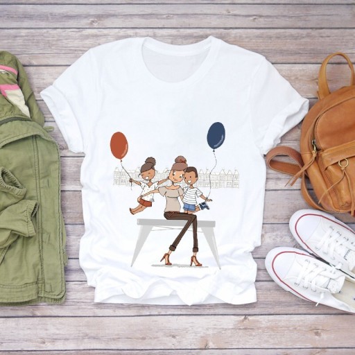Zdjęcie oferty: Koszulka damska t-shirt bluzka mama dzieci M