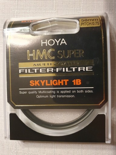 Zdjęcie oferty: Filtr SKYLIGHT 1B HMC Super HOYA 58 mm