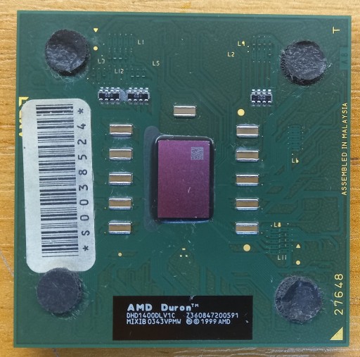 Zdjęcie oferty: Procesor AMD Duron 1400 DHD1400DLV1C