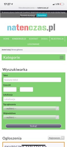 Zdjęcie oferty: Sprzedam domenę natenczas.pl z portalem 