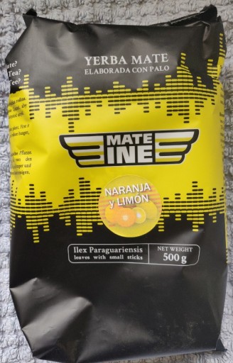 Zdjęcie oferty: Yerba mate Mateine Naranja y Limon 500g