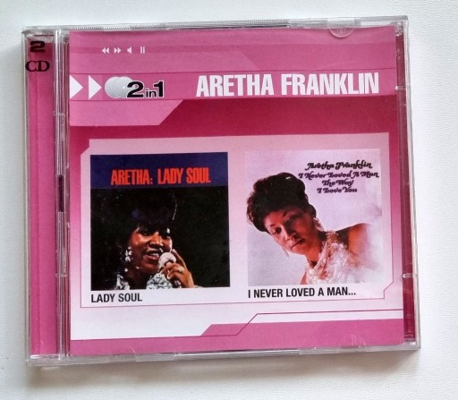 Zdjęcie oferty: Aretha Franklin Lady Soul i Never Loved JAZZ  2 CD
