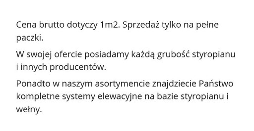 Zdjęcie oferty: Styropian LAMBDA 100 dach podłoga 0,030 10cm