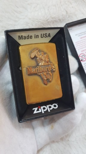 Zdjęcie oferty: Zapalniczka Zippo Marlboro Brass Rodeo 1994