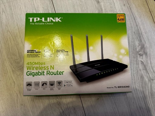Zdjęcie oferty: Router bezprzewodowy TP-LINK TL-WR1043ND 450Mb/s 