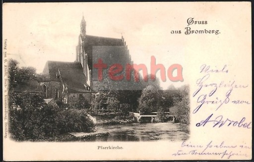 Zdjęcie oferty: BYDGOSZCZ Bromberg kościół Pfarrkirche  1903